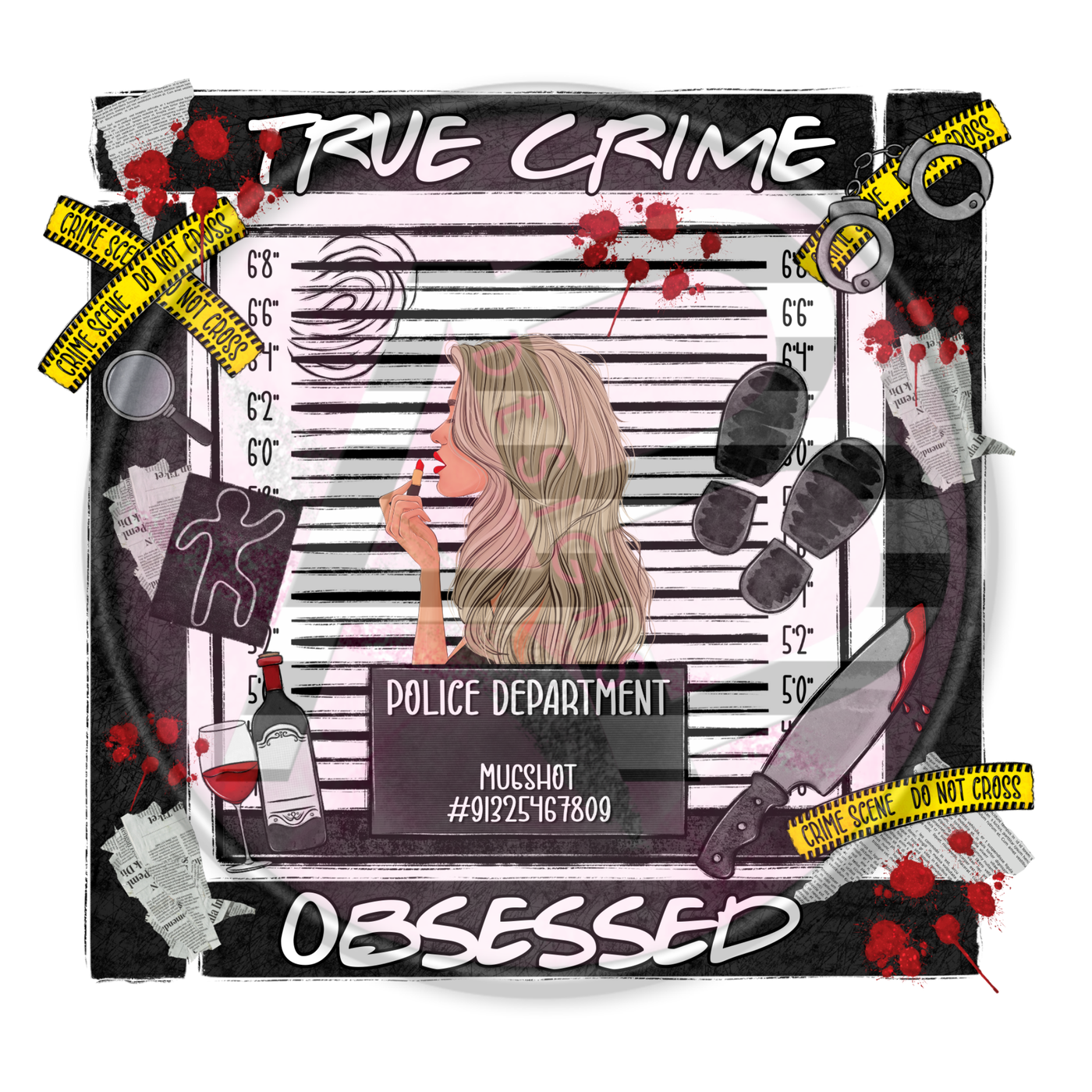 DTF Heat Transfer - True Crime 07