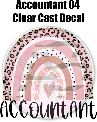 Accountant 04 - Clear Cast Decal