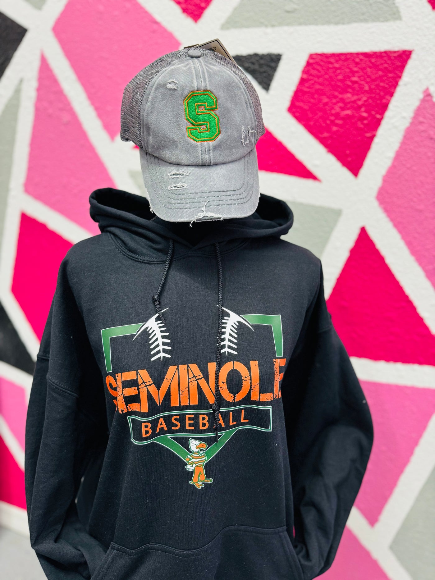 SHS Baseball Hoodie - 18500 Gildan® - Heavy Blend™ Hooded Sweatshirt