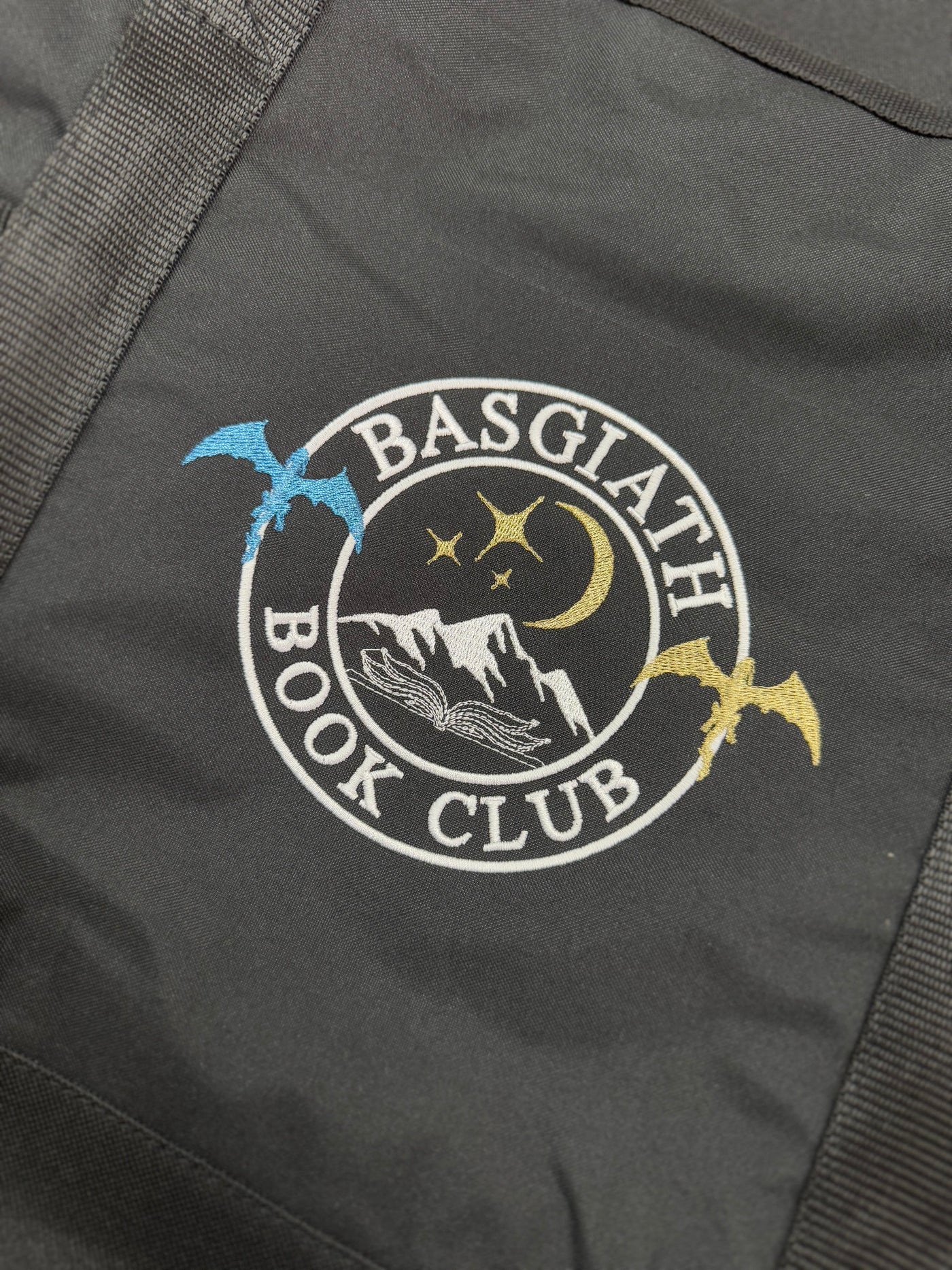 Basgiath Book Club | Dragon Bag | Custom Embroidered Tote