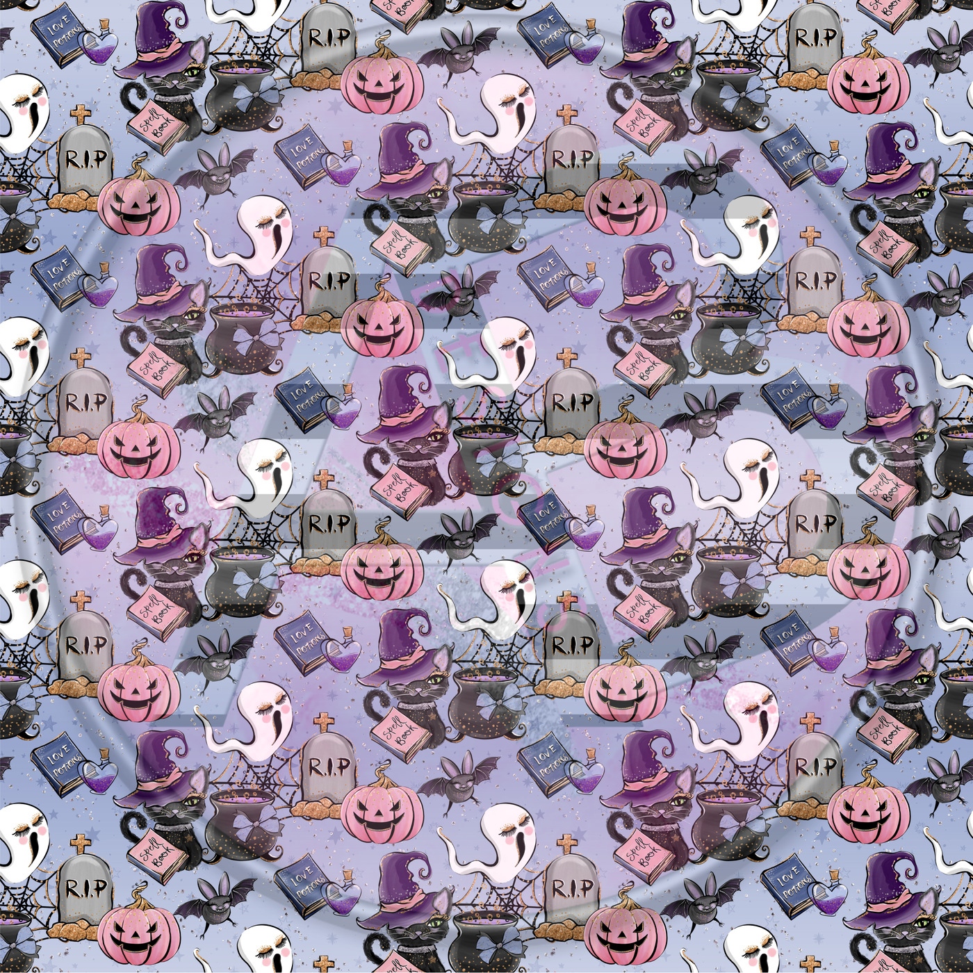 Adhesive Patterned Vinyl - Halloween 1873 Smaller