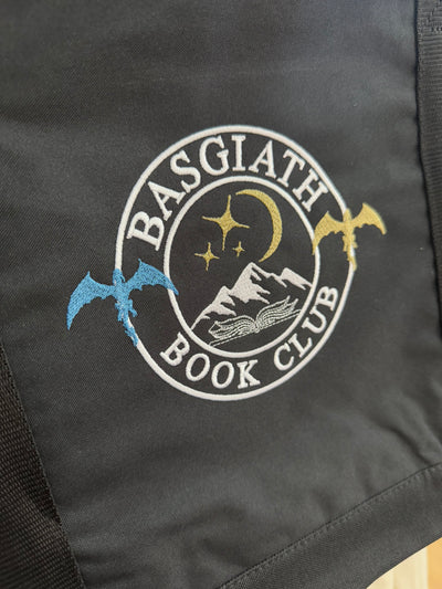 Basgiath Book Club | Dragon Bag | Custom Embroidered Tote