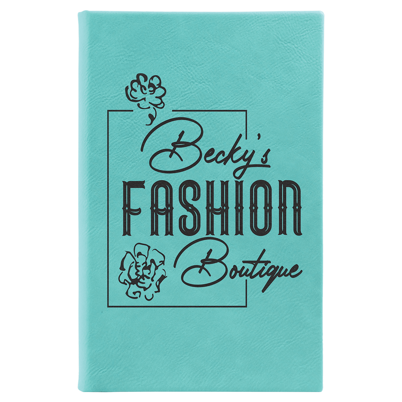 Sketch Book with Unlined Notepad - 5.25” x 8.25” - Custom Laser Engraving