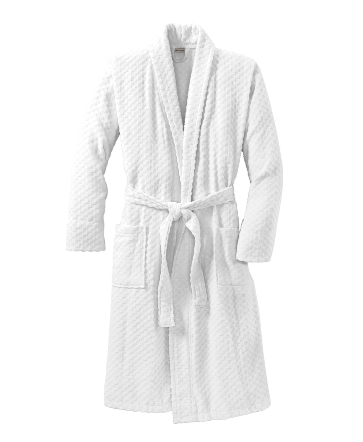 Checkered Terry Shawl Collar Robe | Custom Robe| Embroidered Robe