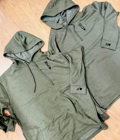 King/Queen Couples Hoodie (ONLY 1 NOT A SET) - NL9300 Next Level Apparel® Unisex Malibu Pullover Hoodie