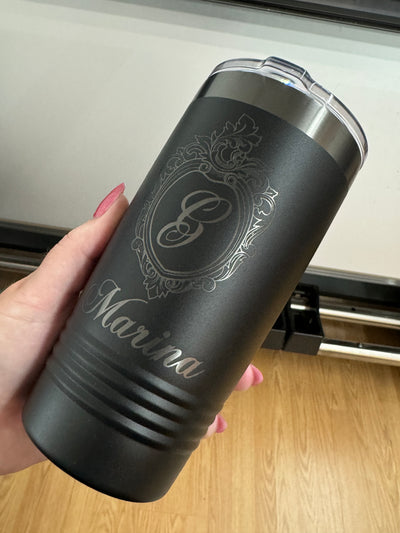 20oz Laser Engraved Custom Tumbler