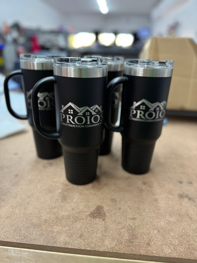 40oz Laser Engraved Custom Tumbler