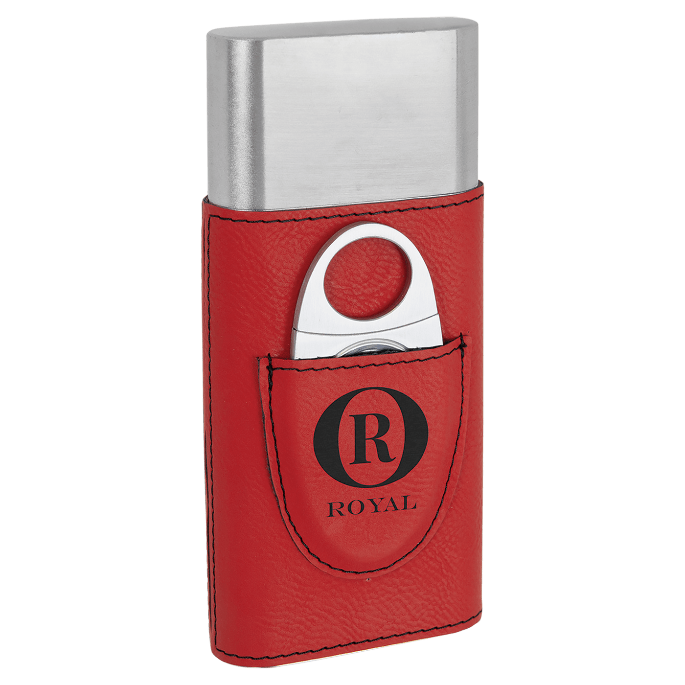 Cigar Case with Cutter - Custom Laser Engraving