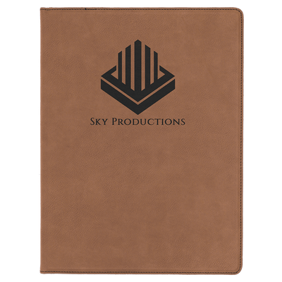 Portfolio with Notepad - 9.5" x 12" - Custom Laser Engraving