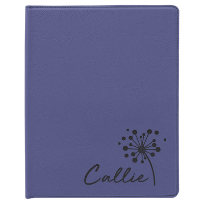 Portfolio with Notepad - 9.5" x 12" - Custom Laser Engraving