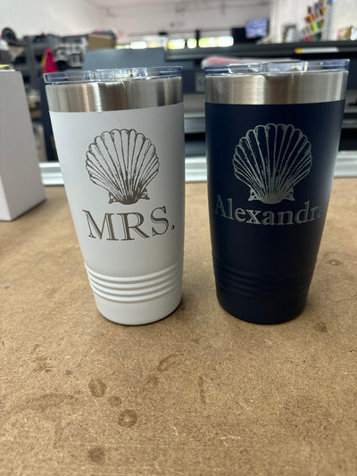 20oz Laser Engraved Custom Tumbler