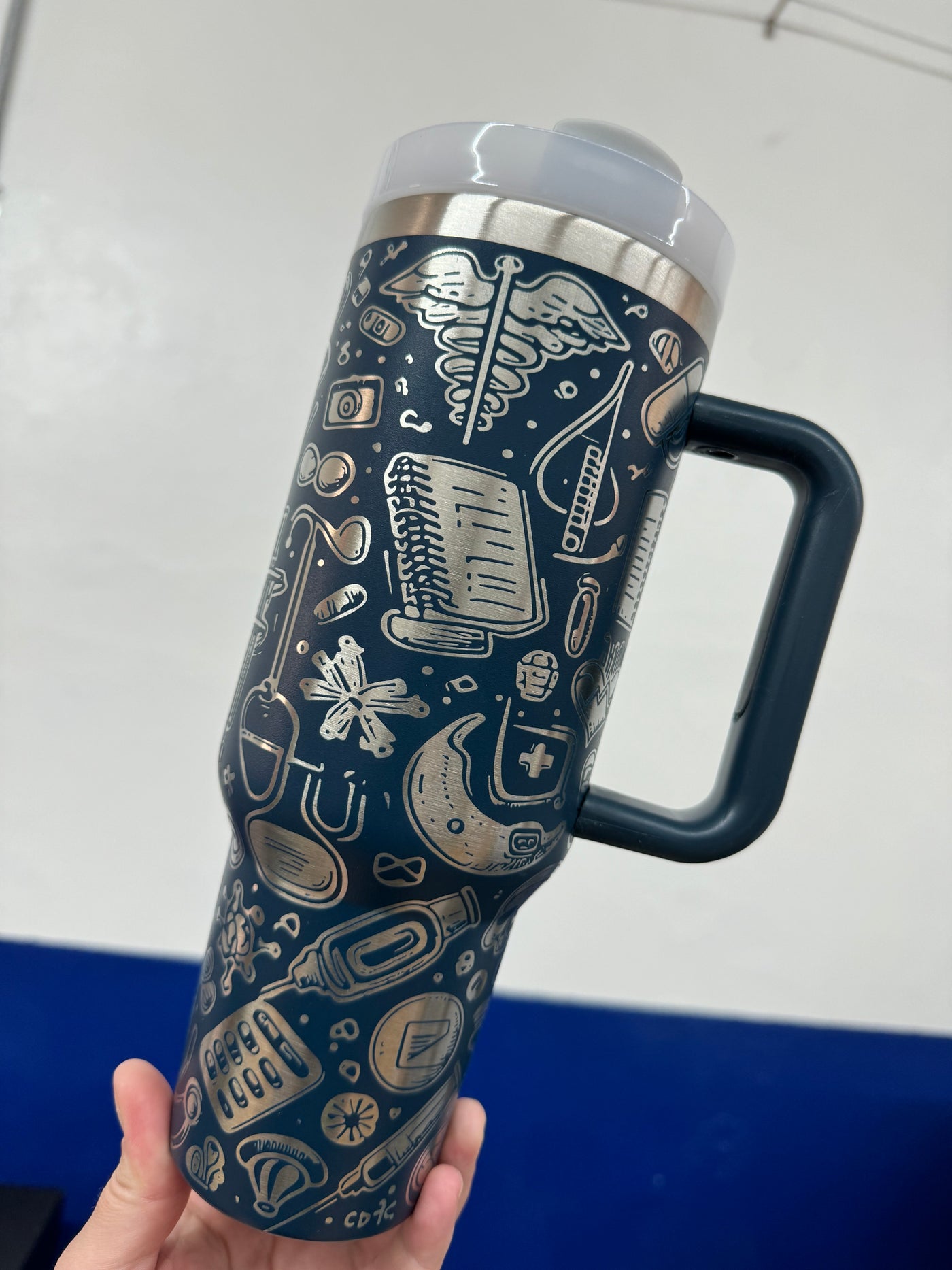 Medical Theme 40oz - Custom Laser Engraved