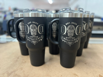 40oz Laser Engraved Custom Tumbler