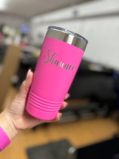 20oz Laser Engraved Custom Tumbler