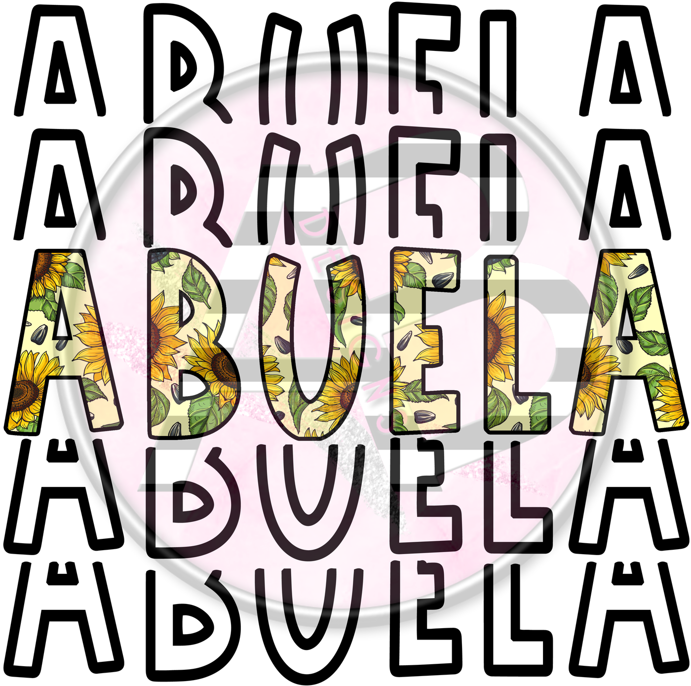 DTF Heat Transfer - Abuela 02