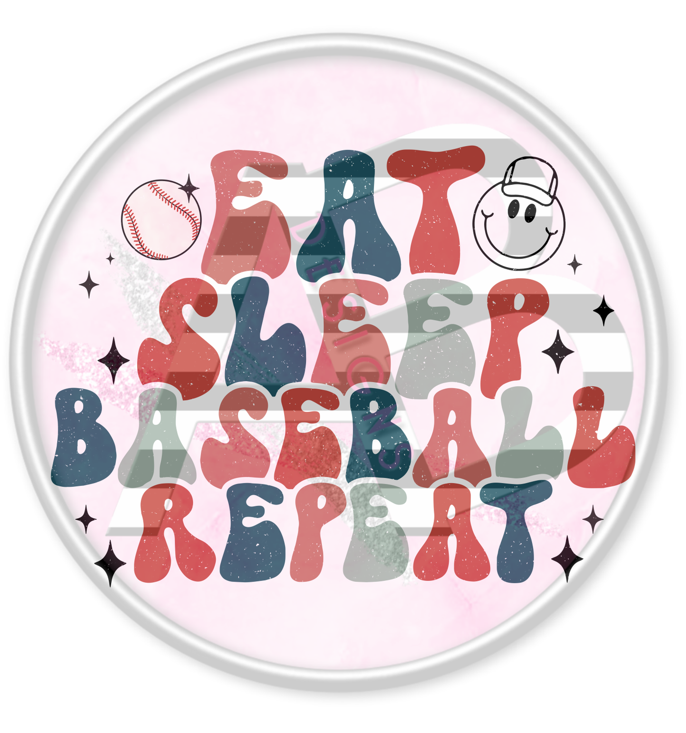 DTF Heat Transfer - Baseball 04