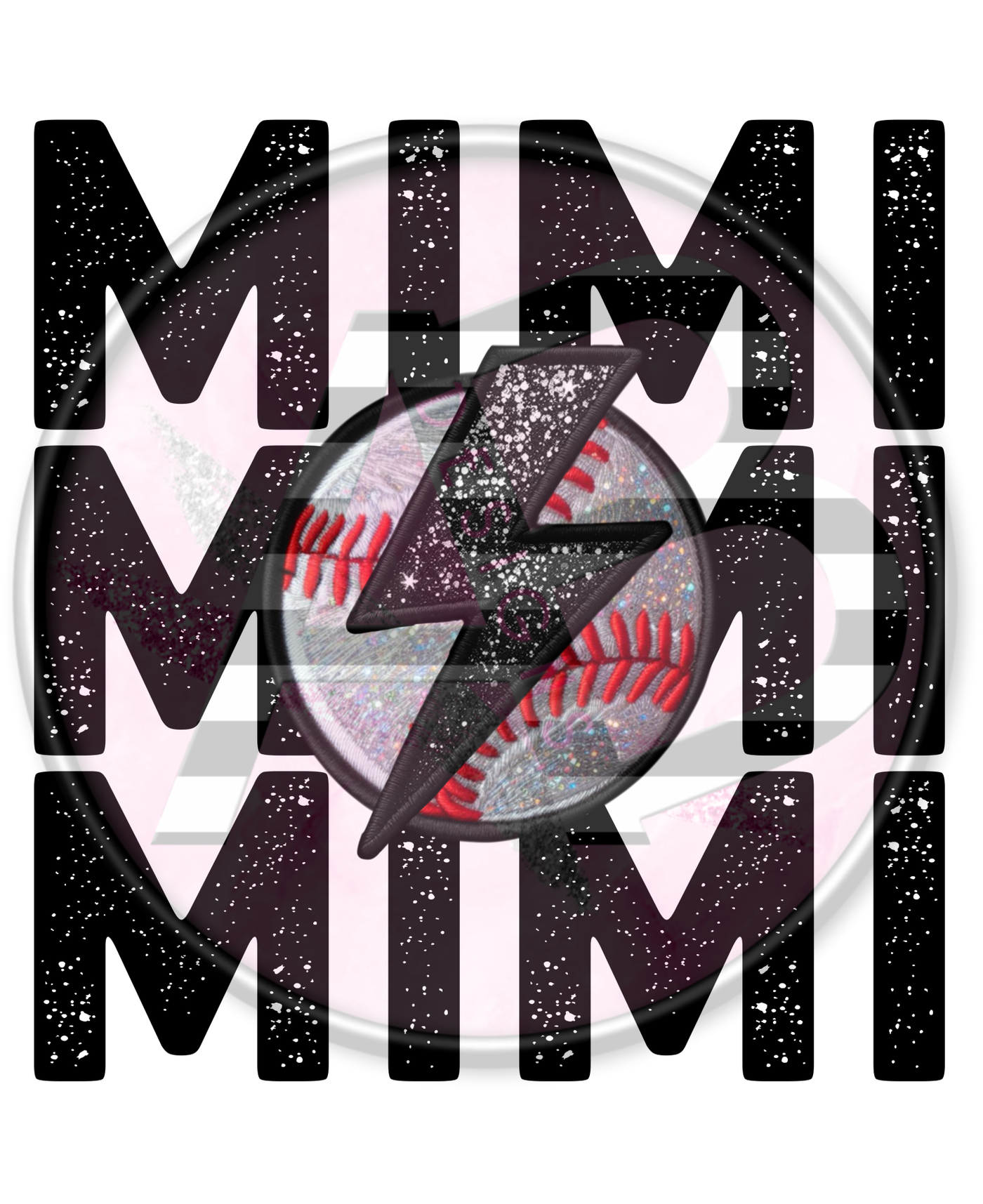 DTF Heat Transfer - Baseball Mimi 03