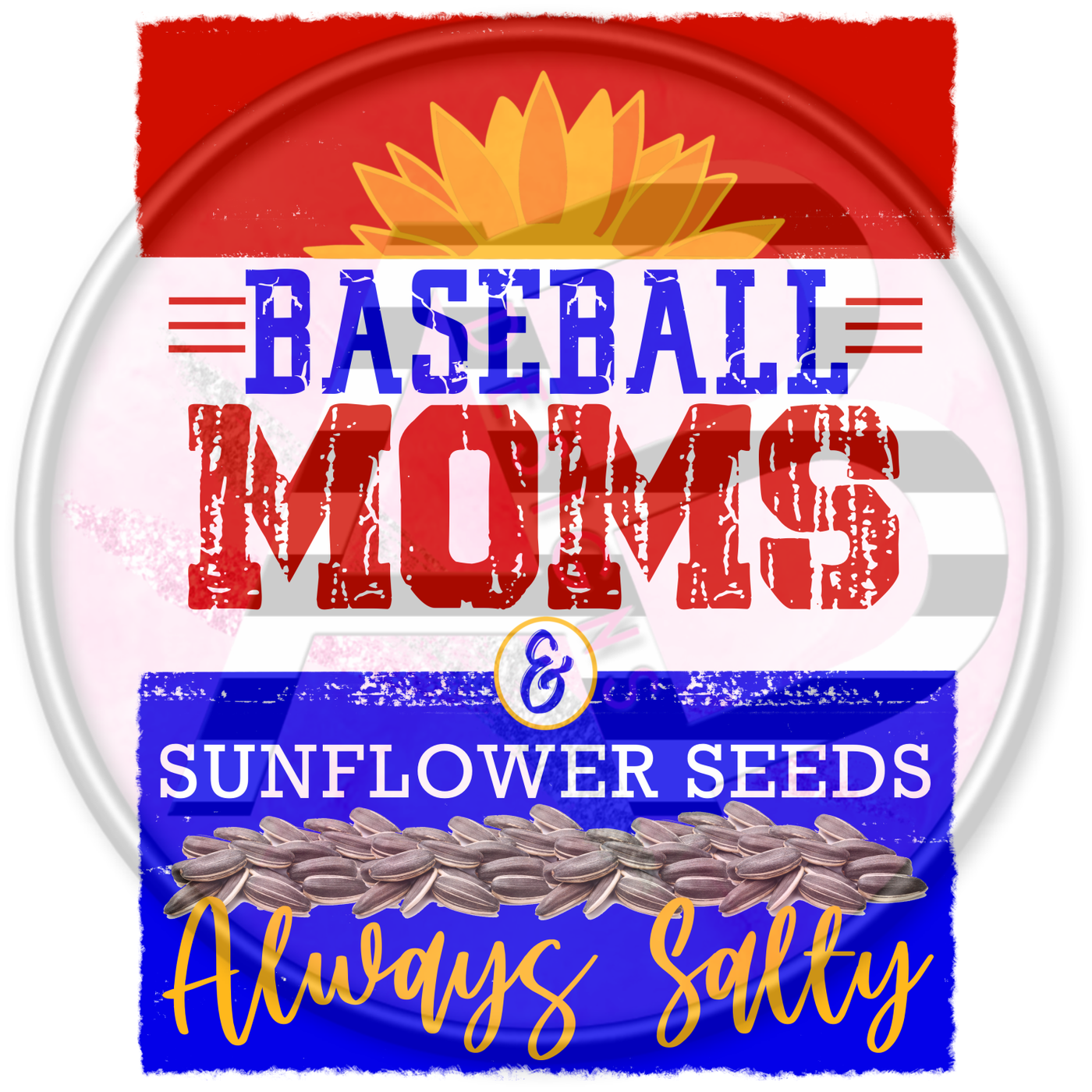 DTF Heat Transfer - Baseball Mom 17