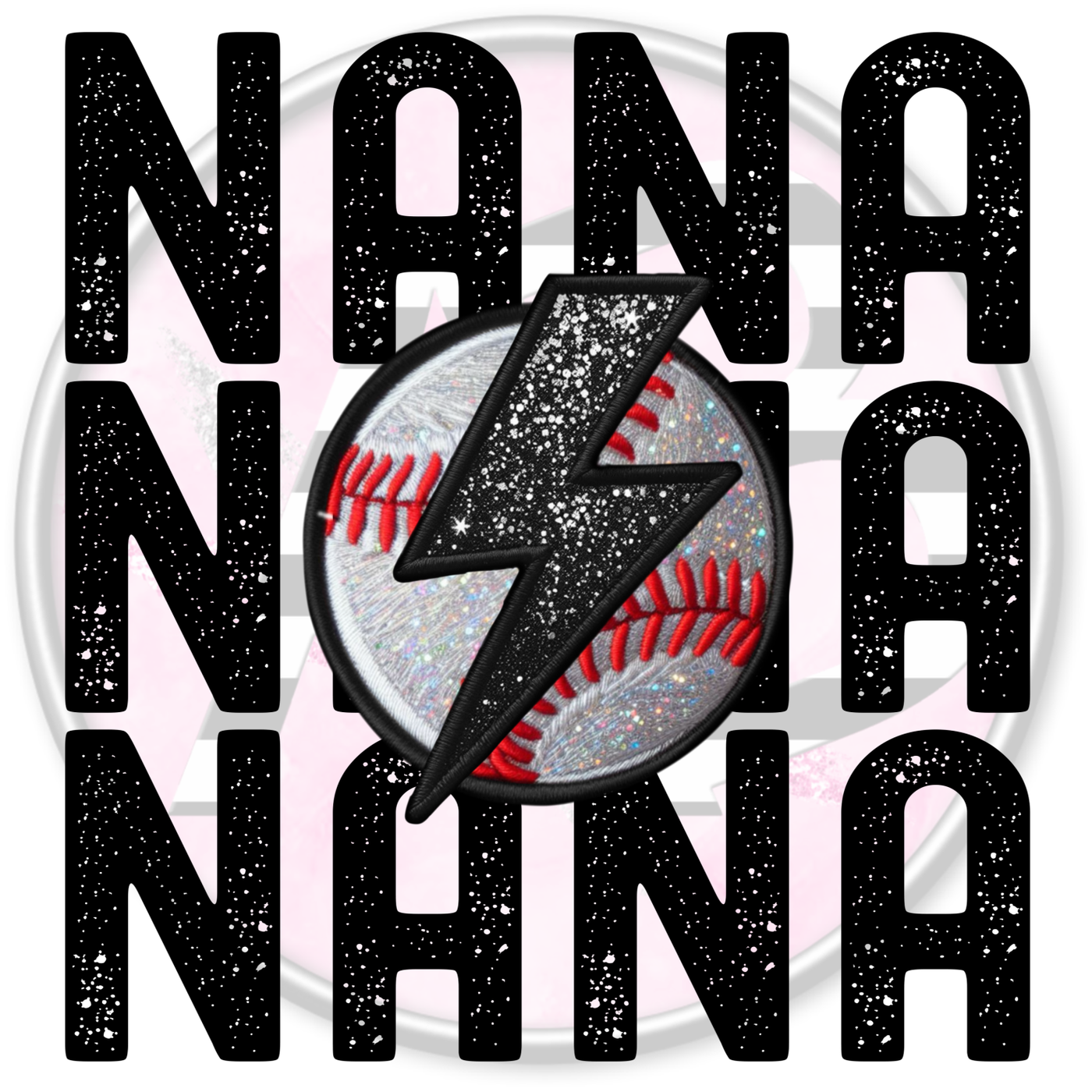 DTF Heat Transfer - Baseball Nana 01