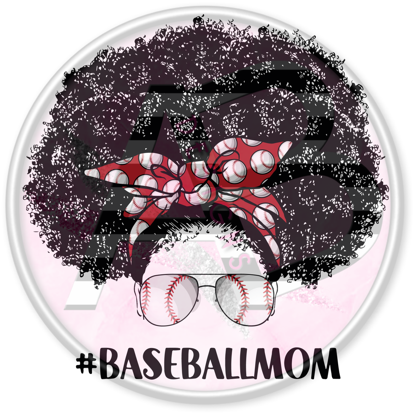 DTF Heat Transfer - Baseball Mom 04