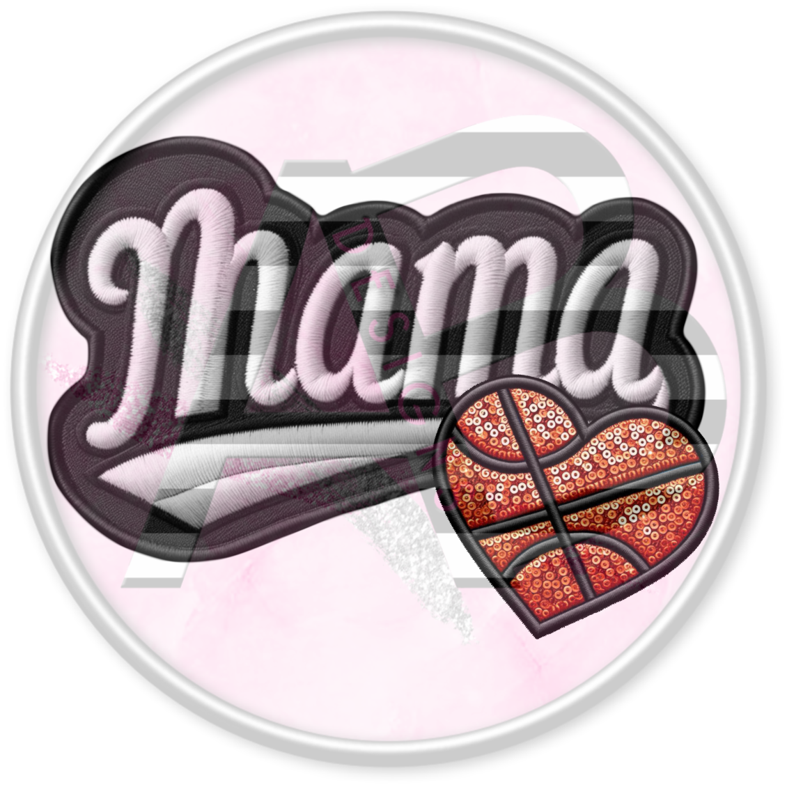 DTF Heat Transfer - Basketball Mama 01