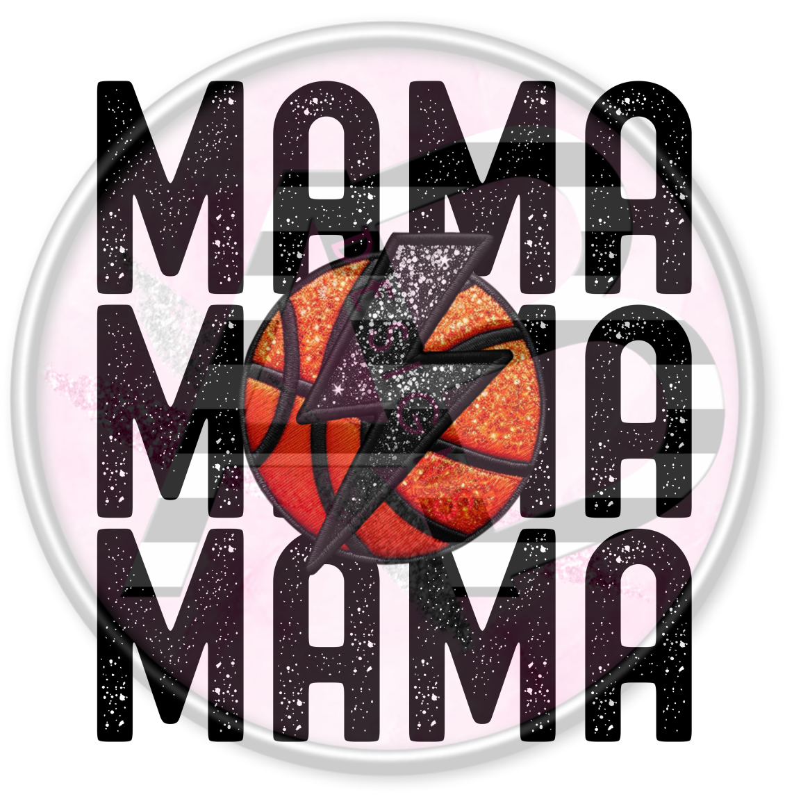 DTF Heat Transfer - Basketball Mama 02