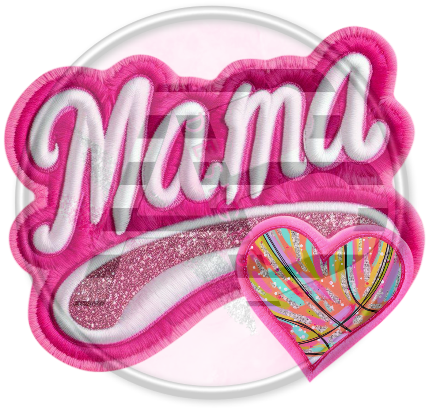 DTF Heat Transfer - Basketball Mama 03