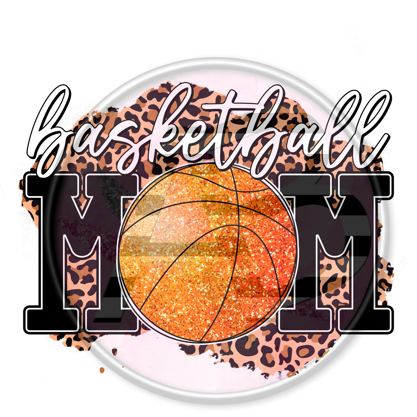 DTF Heat Transfer - Basketball Mom 02