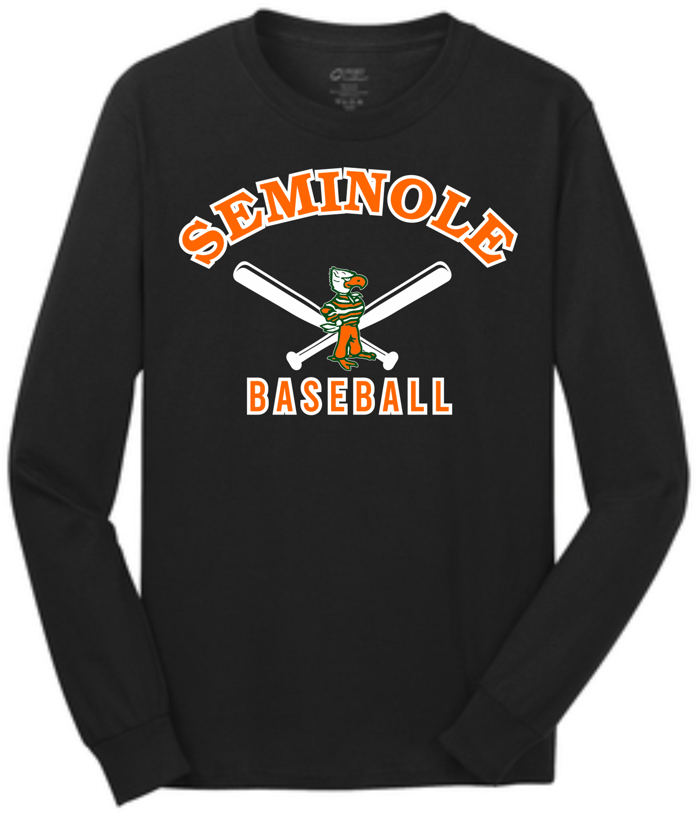 SHS Baseball Cotton Long Sleeve Shirt - PC54LS Port & Company® Long Sleeve Core Cotton Tee