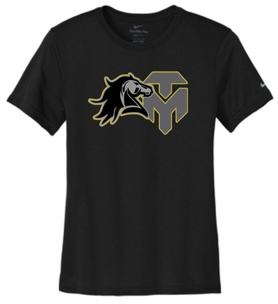 Trinity Mustangs - NKDX8734 Nike Ladies Swoosh Sleeve rLegend Tee