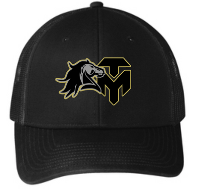 Trinity Mustangs - C112  Port Authority® Snapback Trucker Cap