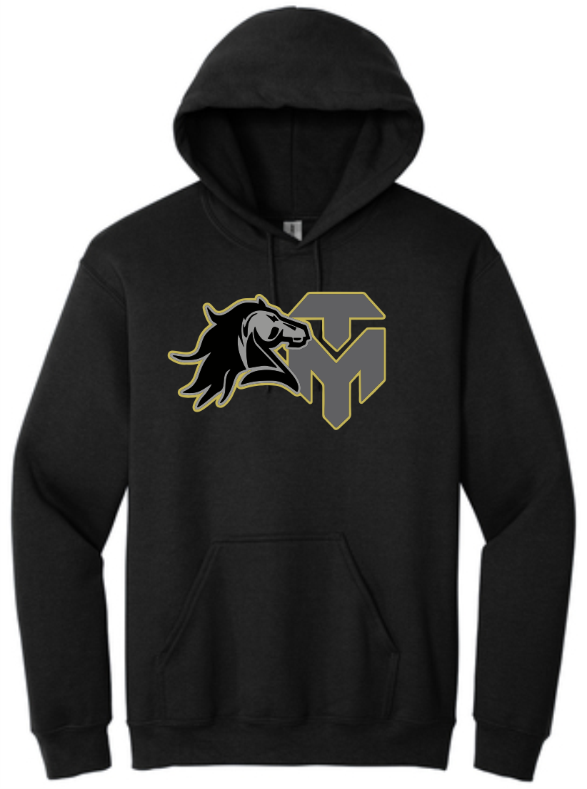 Trinity Mustangs - 18500 Gildan® - Heavy Blend™ Hooded Sweatshirt