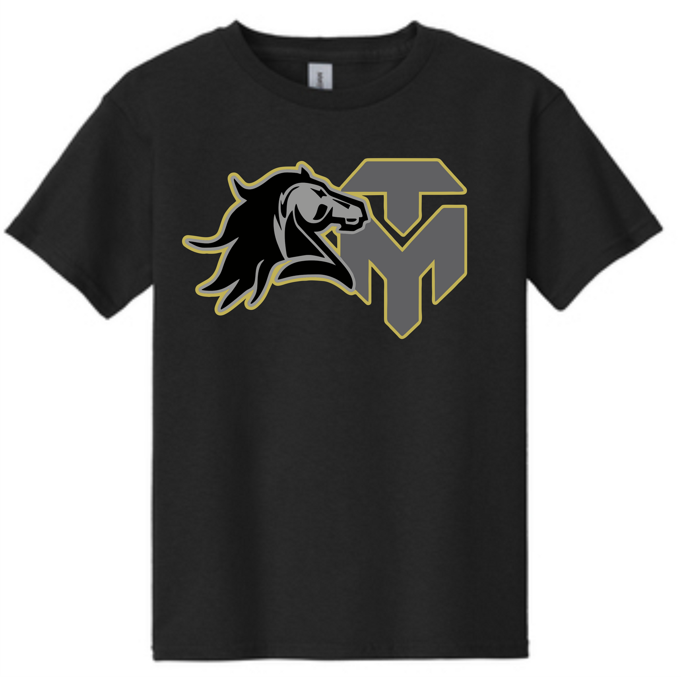 Trinity Mustangs - 5000B  Gildan® - Youth Heavy Cotton™ 100% Cotton T-Shirt