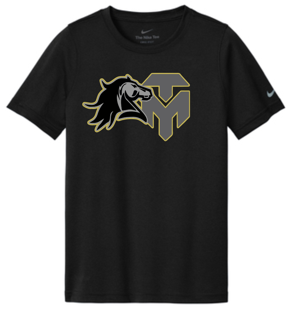 Trinity Mustangs - NKDX8787 Nike Youth Swoosh Sleeve rLegend Tee