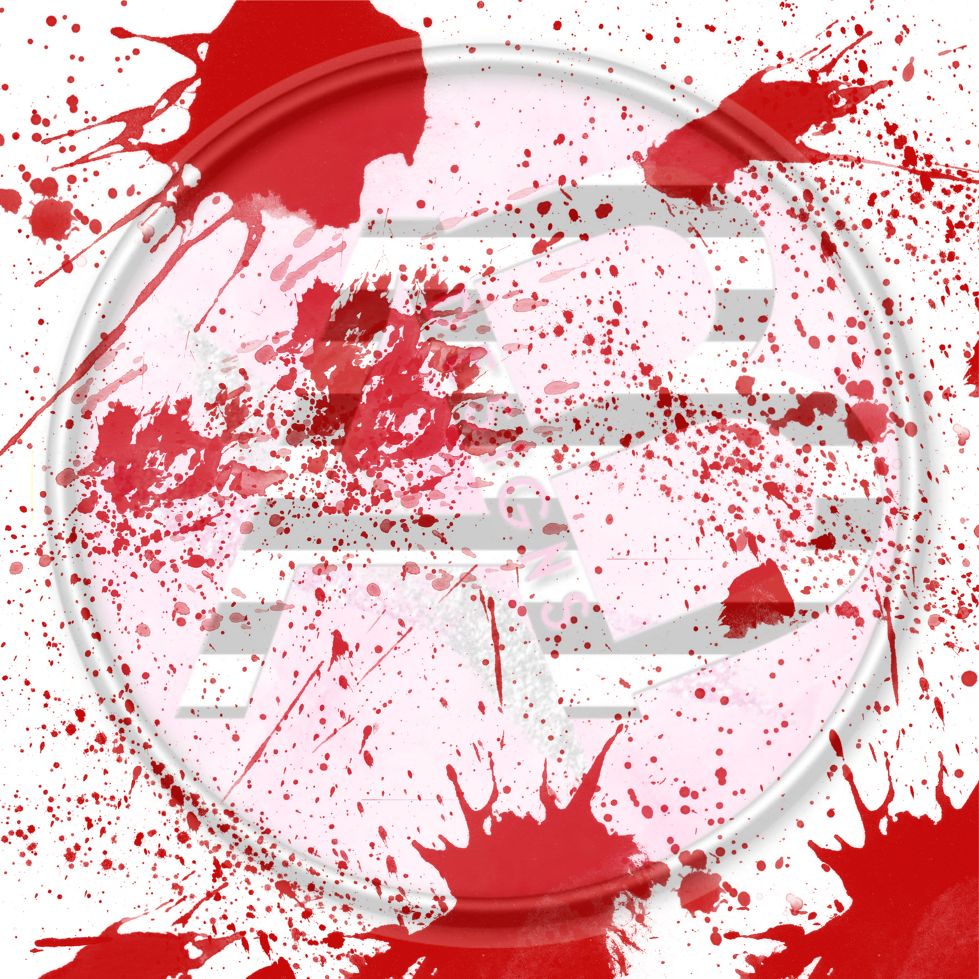 Adhesive Patterned Vinyl - Blood Splatter 09