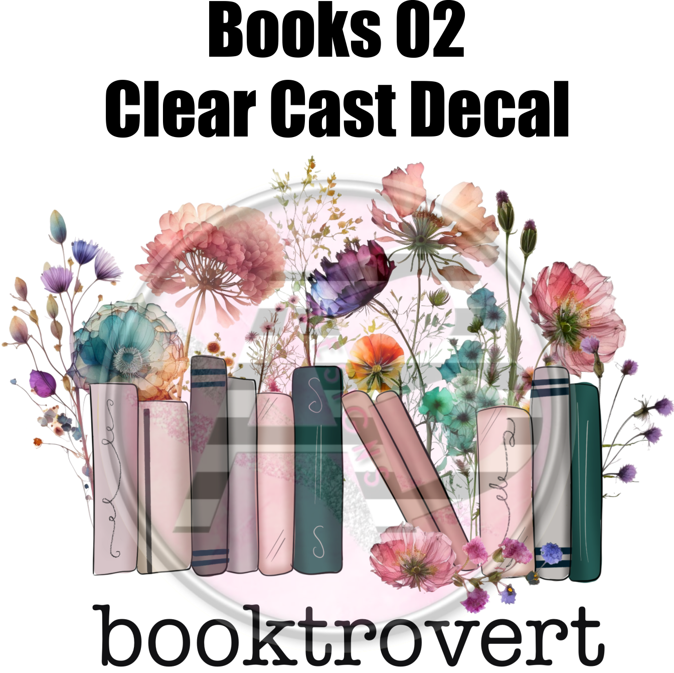 Books 02 - Clear Cast Decal - 116