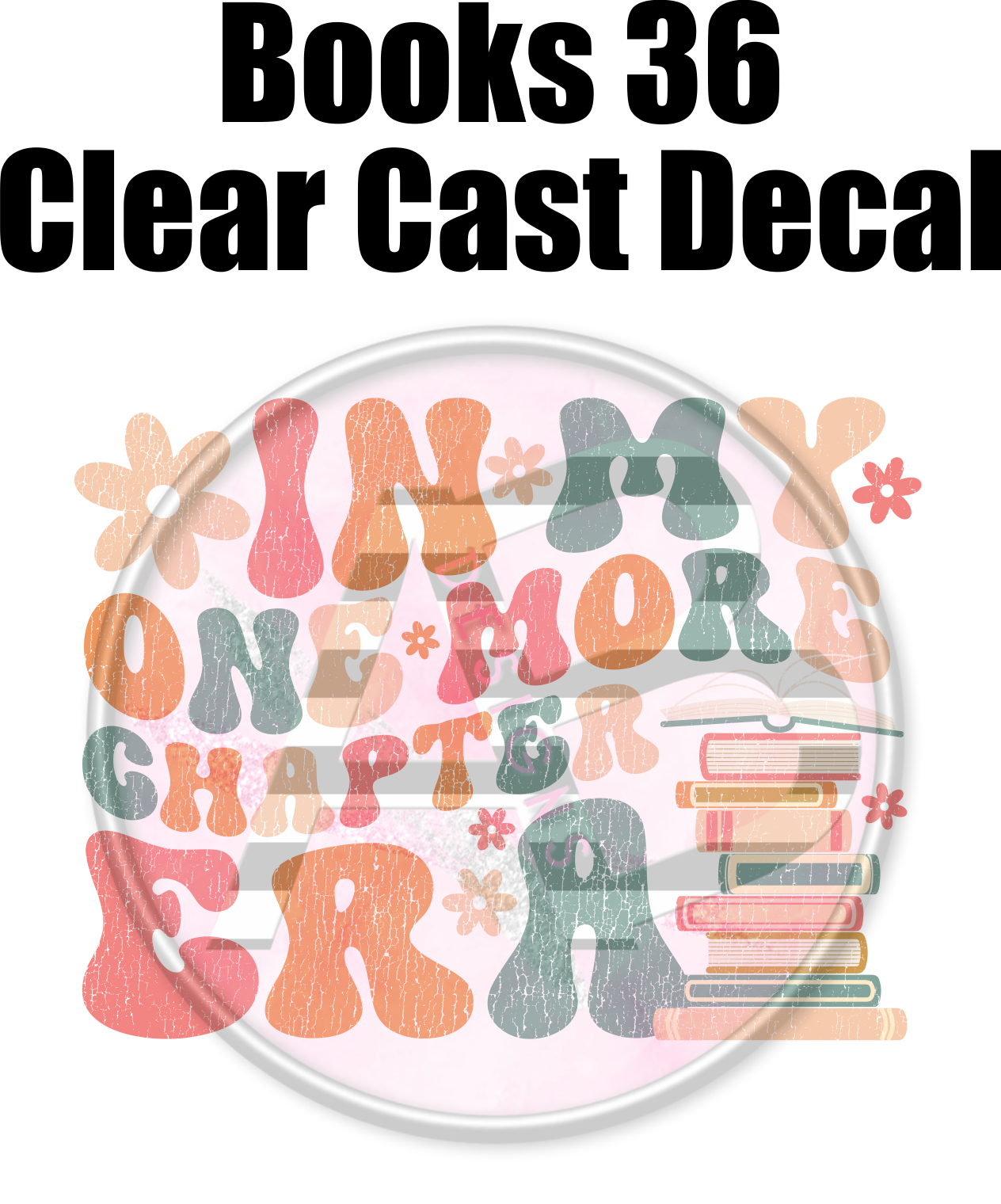 Books 36 - Clear Cast Decal-378