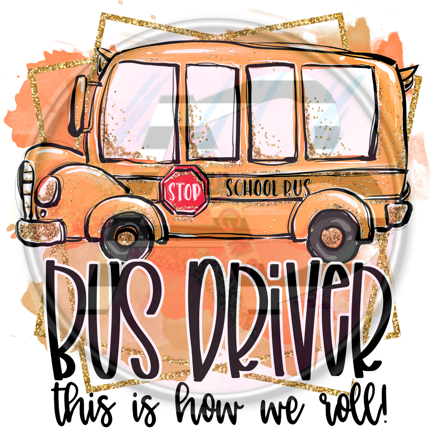 DTF Heat Transfer - Bus Driver 05
