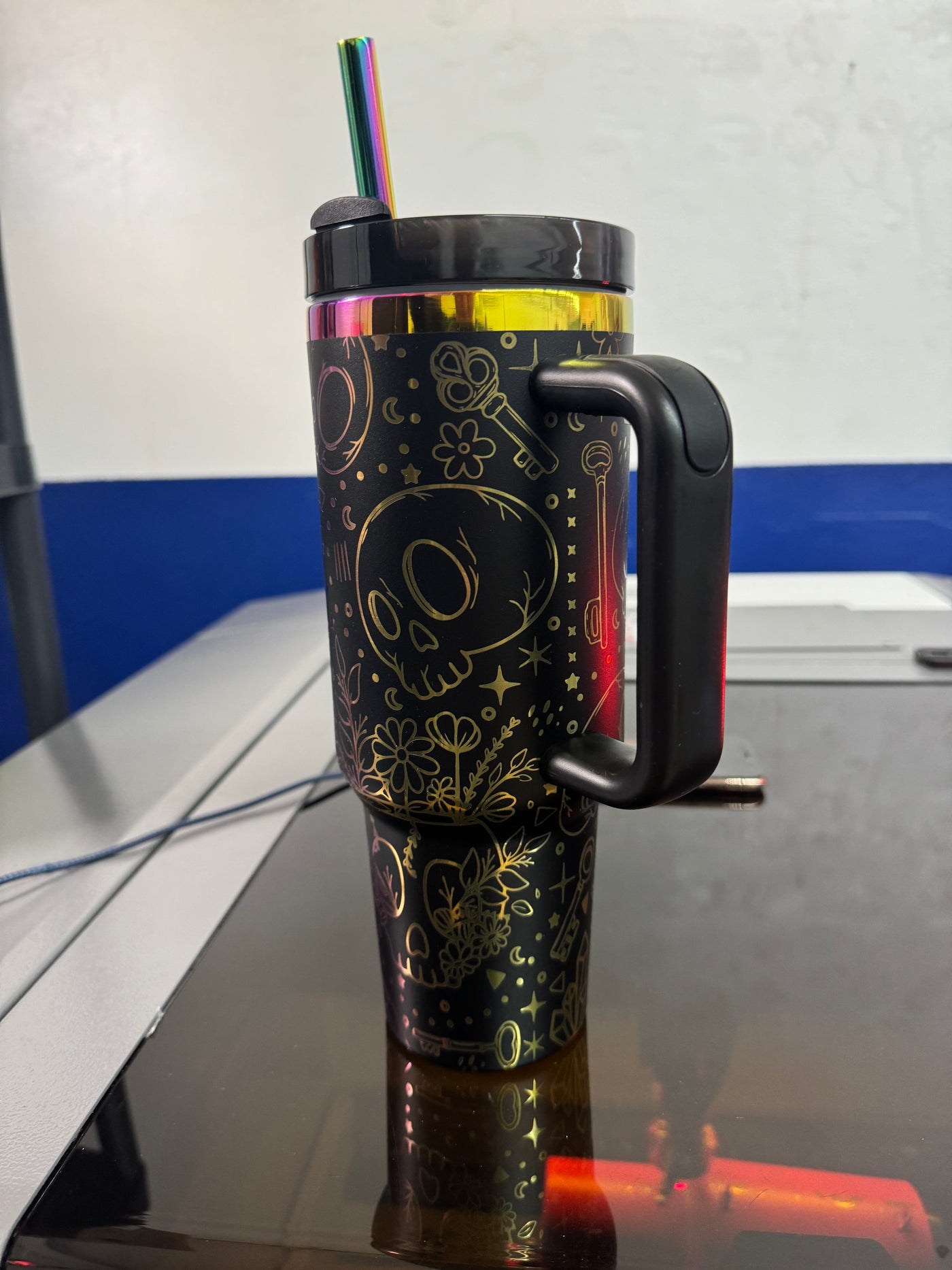 Spooky 1 40oz - Custom Laser Engraved