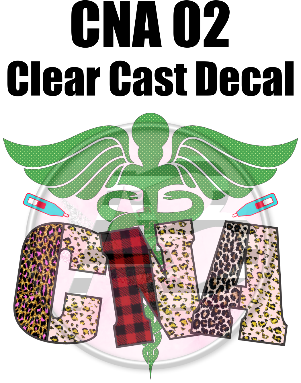 CNA 02 - Clear Cast Decal - 130