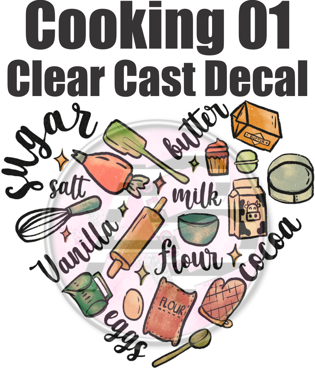 Cooking 01 - Clear Cast Decal - 149