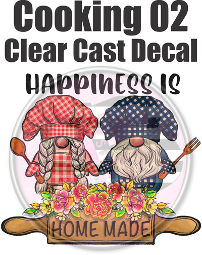 Cooking 02 - Clear Cast Decal - 150
