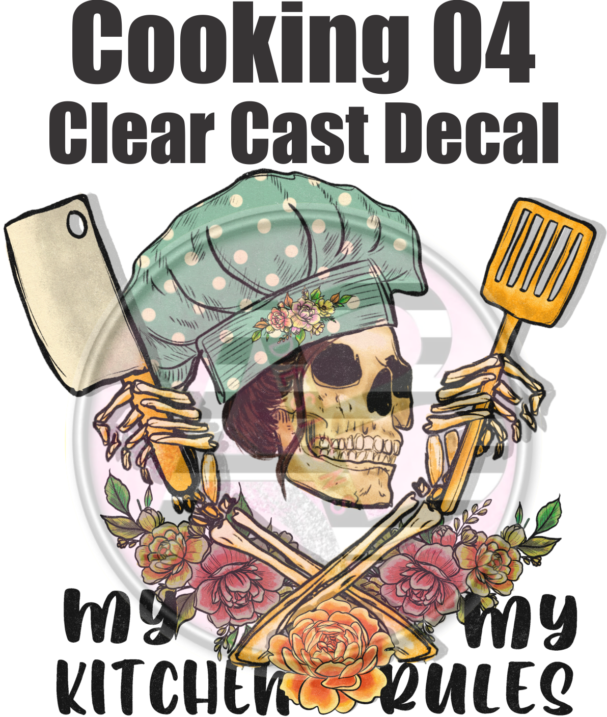 Cooking 04 - Clear Cast Decal - 152