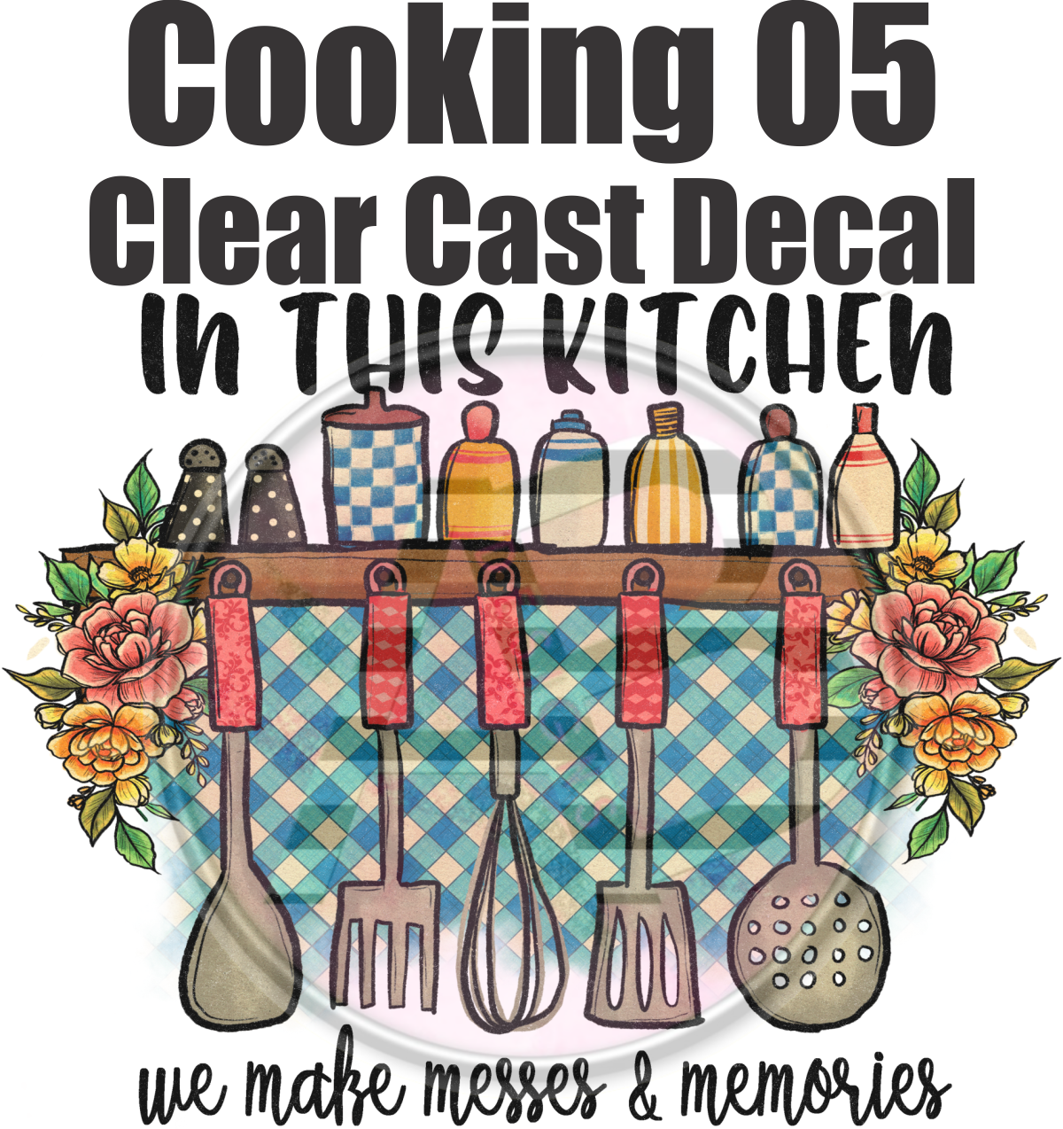 Cooking 05 - Clear Cast Decal - 153