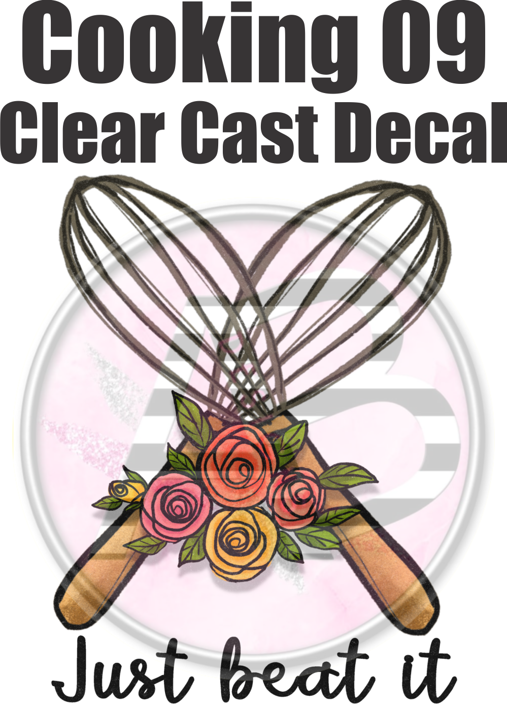 Cooking 09 - Clear Cast Decal - 157
