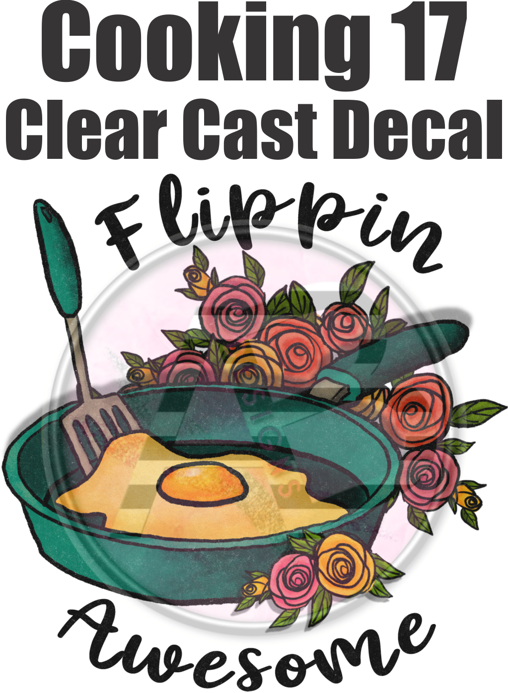 Cooking 17 - Clear Cast Decal - 165
