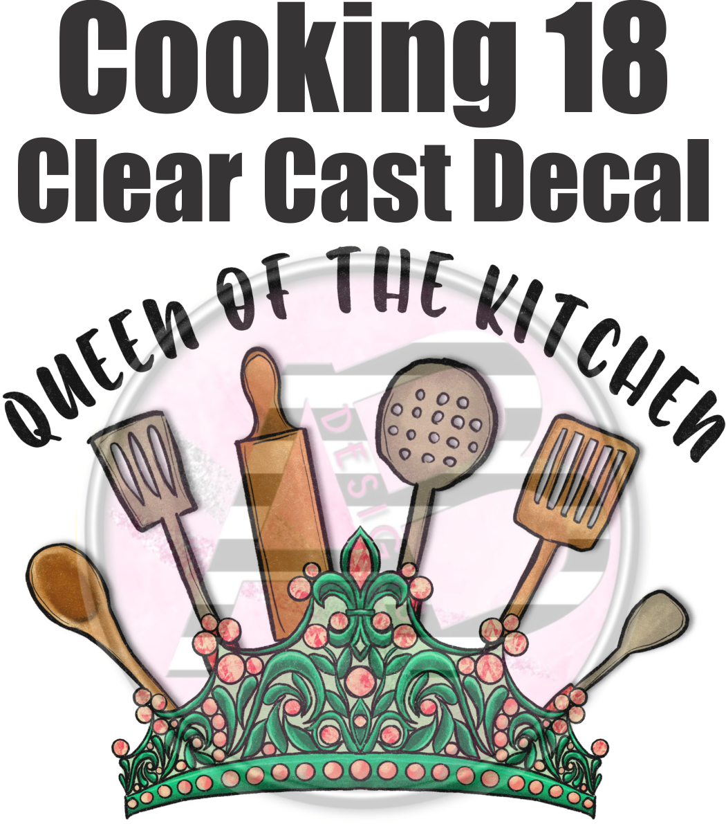 Cooking 18 - Clear Cast Decal - 166
