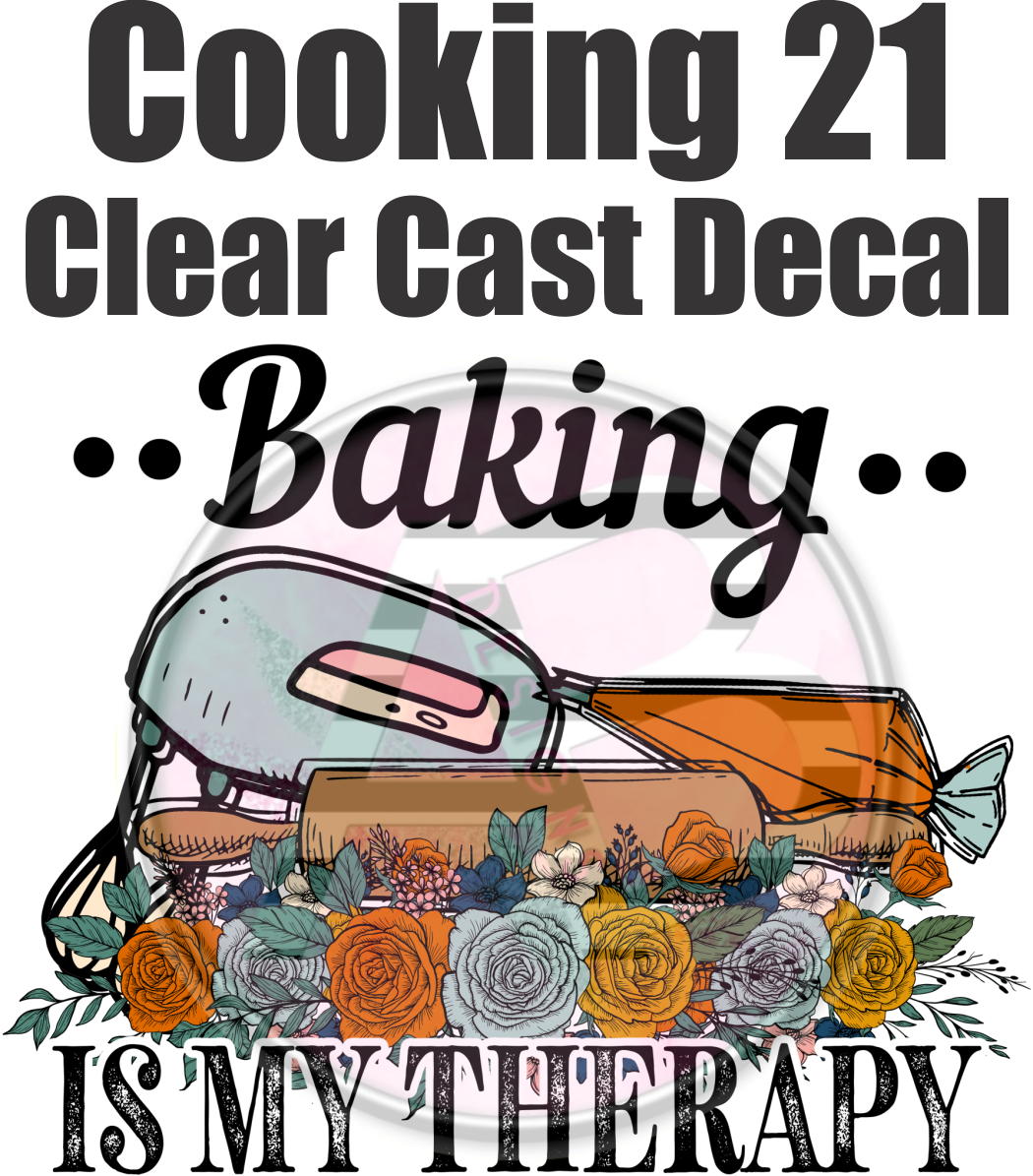 Cooking 21 - Clear Cast Decal - 169