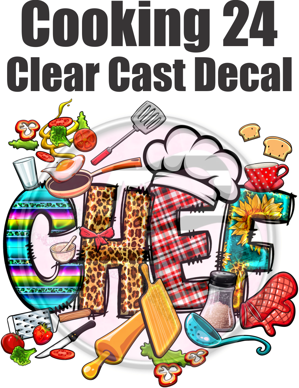 Cooking 24 - Clear Cast Decal - 172