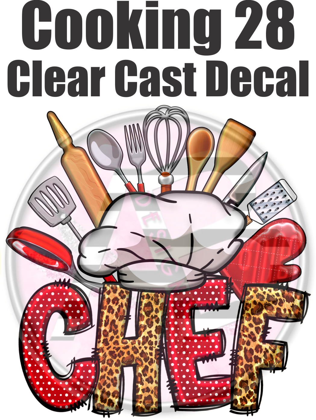 Cooking 28 - Clear Cast Decal - 176